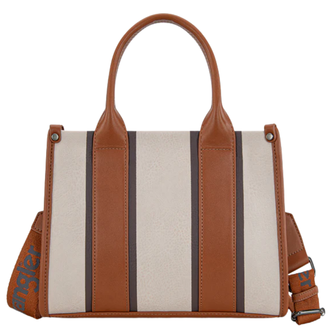 Wrangler Ladies Color Block Brown Tote/Crossbody WG208-8120SBR