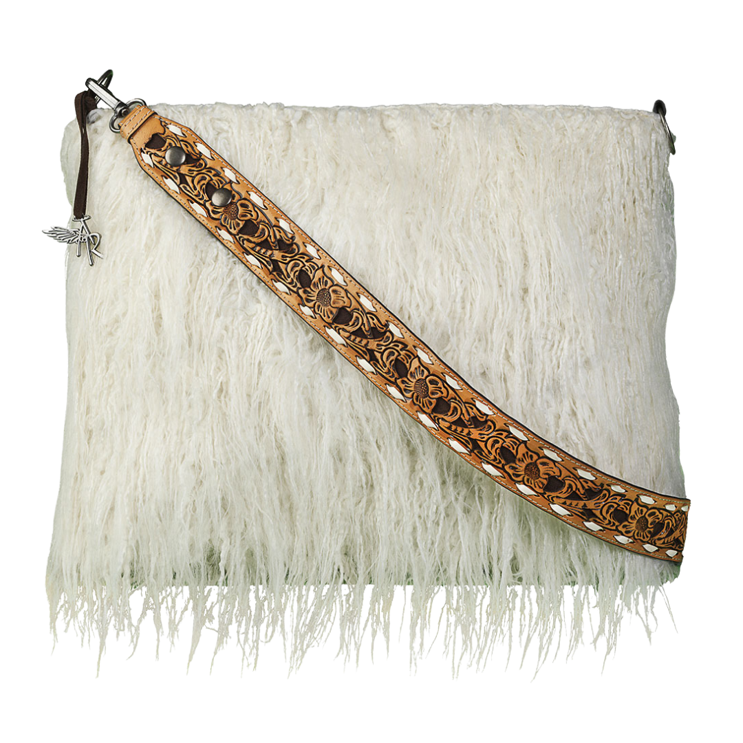 Angel Ranch Ladies Angora Collection Concealed Carry Messenger Bag D330001708