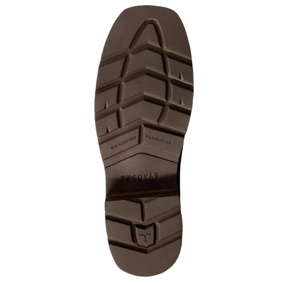Tecovas Men's The Longhaul Waterproof Dark Chocolate Soft Toe Work Boot 11084-DCE