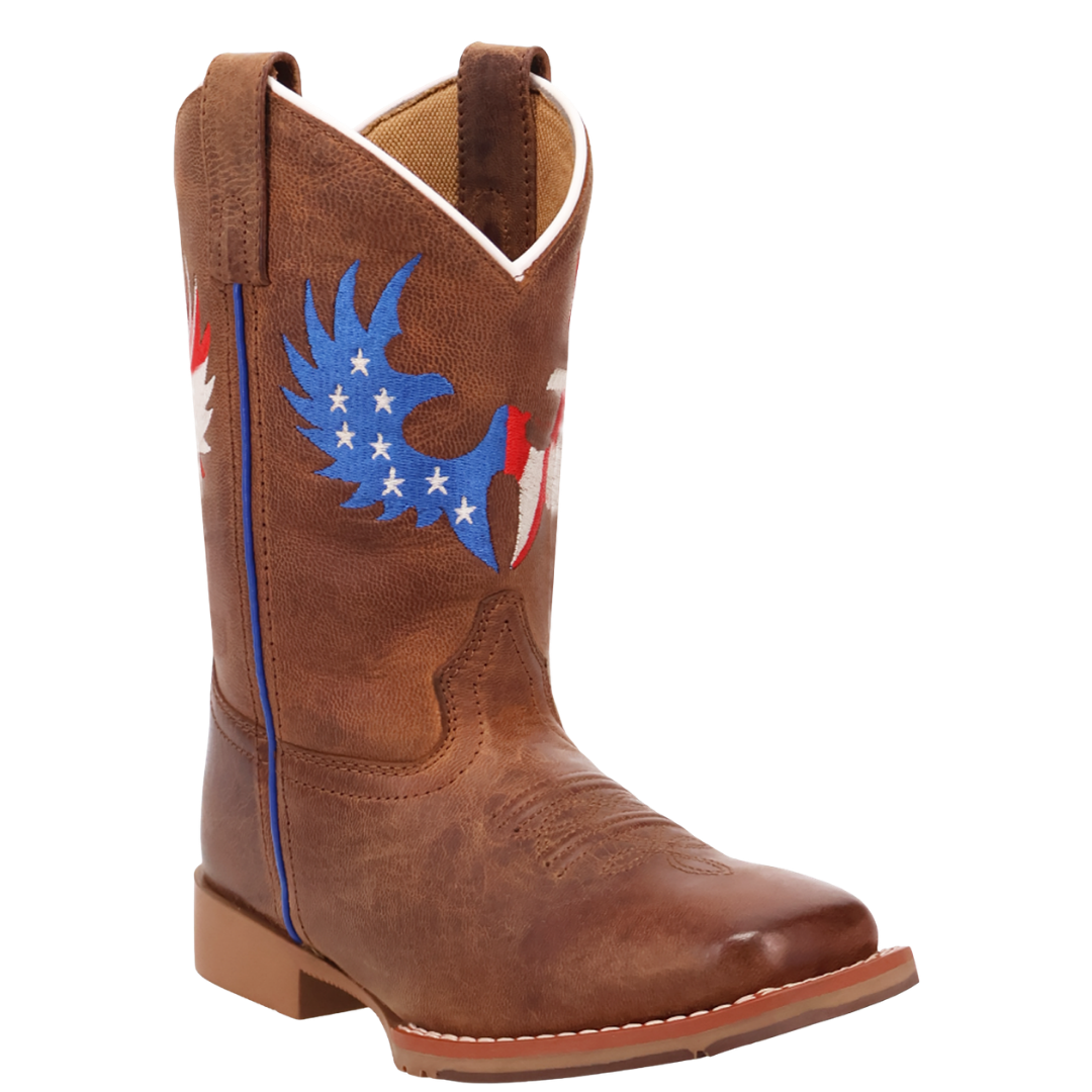Dan Post Little Kid's Freedom Flight Tan Leather Western Boot DPC4025