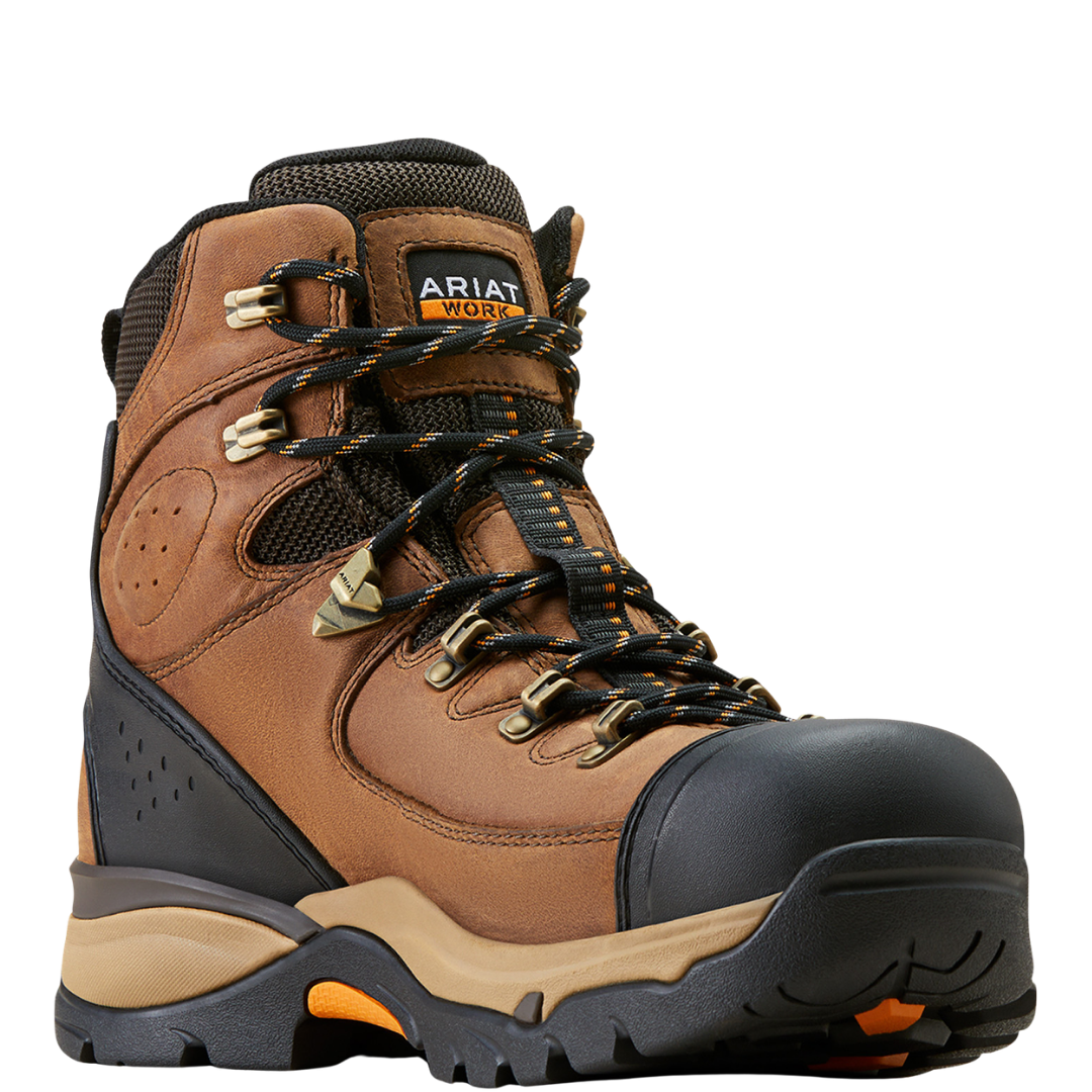 Ariat Men's Endeavor Dusted Brown 6" Waterproof Work Boot 10050826
