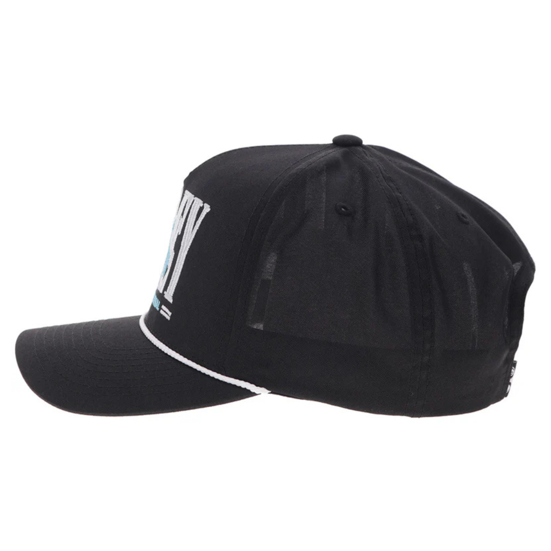 Hooey 'Wild Ride' Black & Blue 5 Panel Trucker Cap 2669T-BK