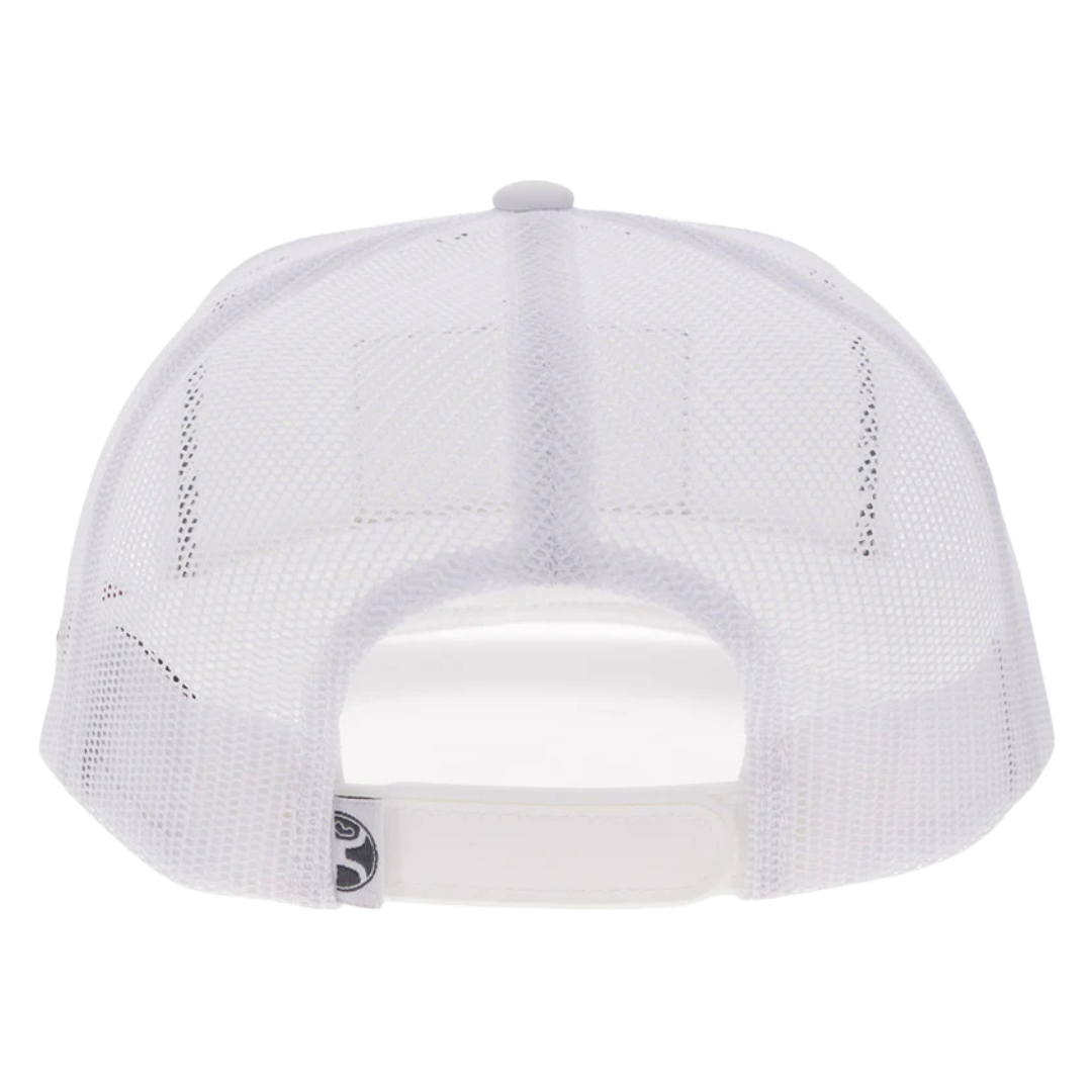 Hooey 'Liberty Roper' White Flag Patch Trucker Cap 2610T-WH