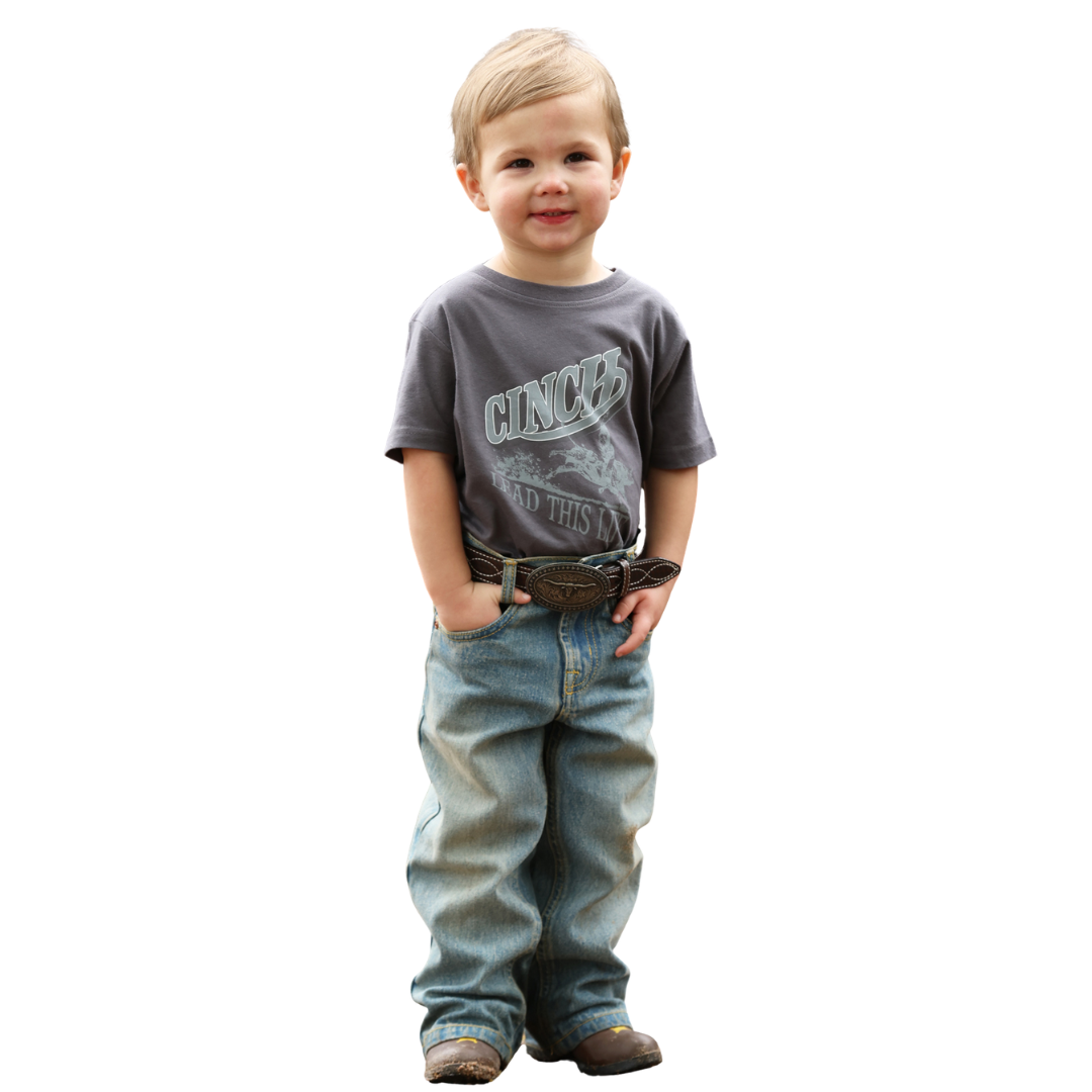 Cinch Boy's Toddler Charcoal Graphic T-Shirt MTT7671109