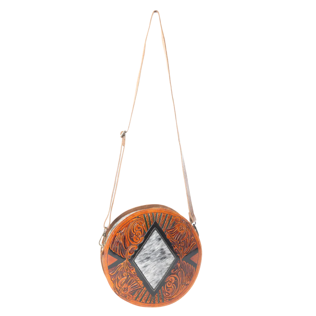 Myra Bag Brown Webster Round Bag S-5411