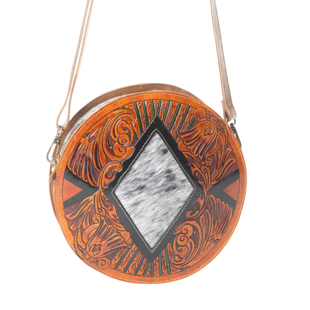 Myra Bag Brown Webster Round Bag S-5411
