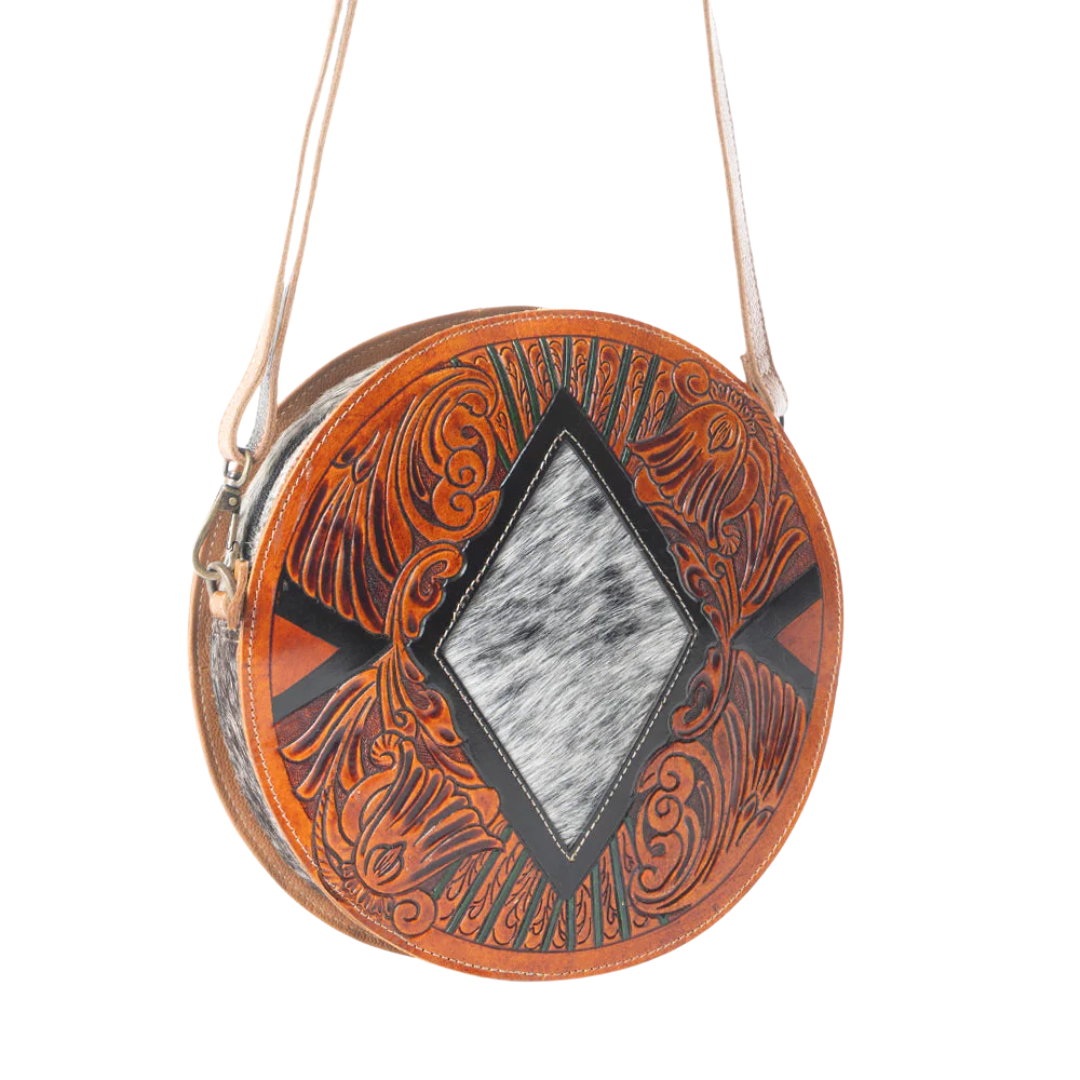 Myra Bag Brown Webster Round Bag S-5411