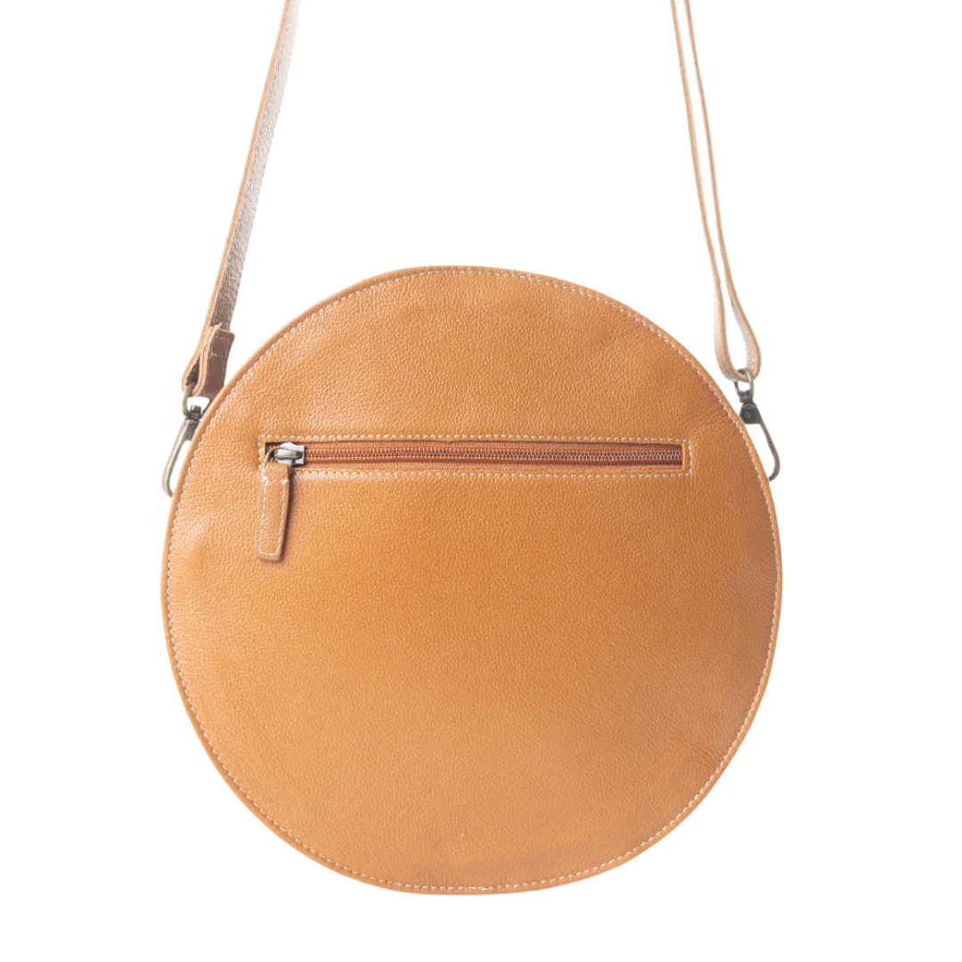 Myra Bag Brown Webster Round Bag S-5411
