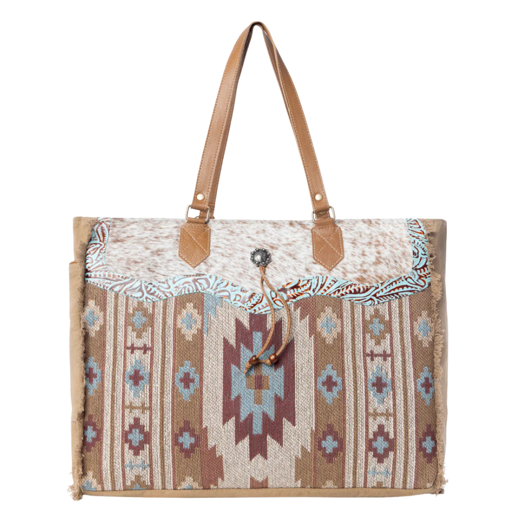 Myra Bag Auburn Brown Weekender Bag S-3321