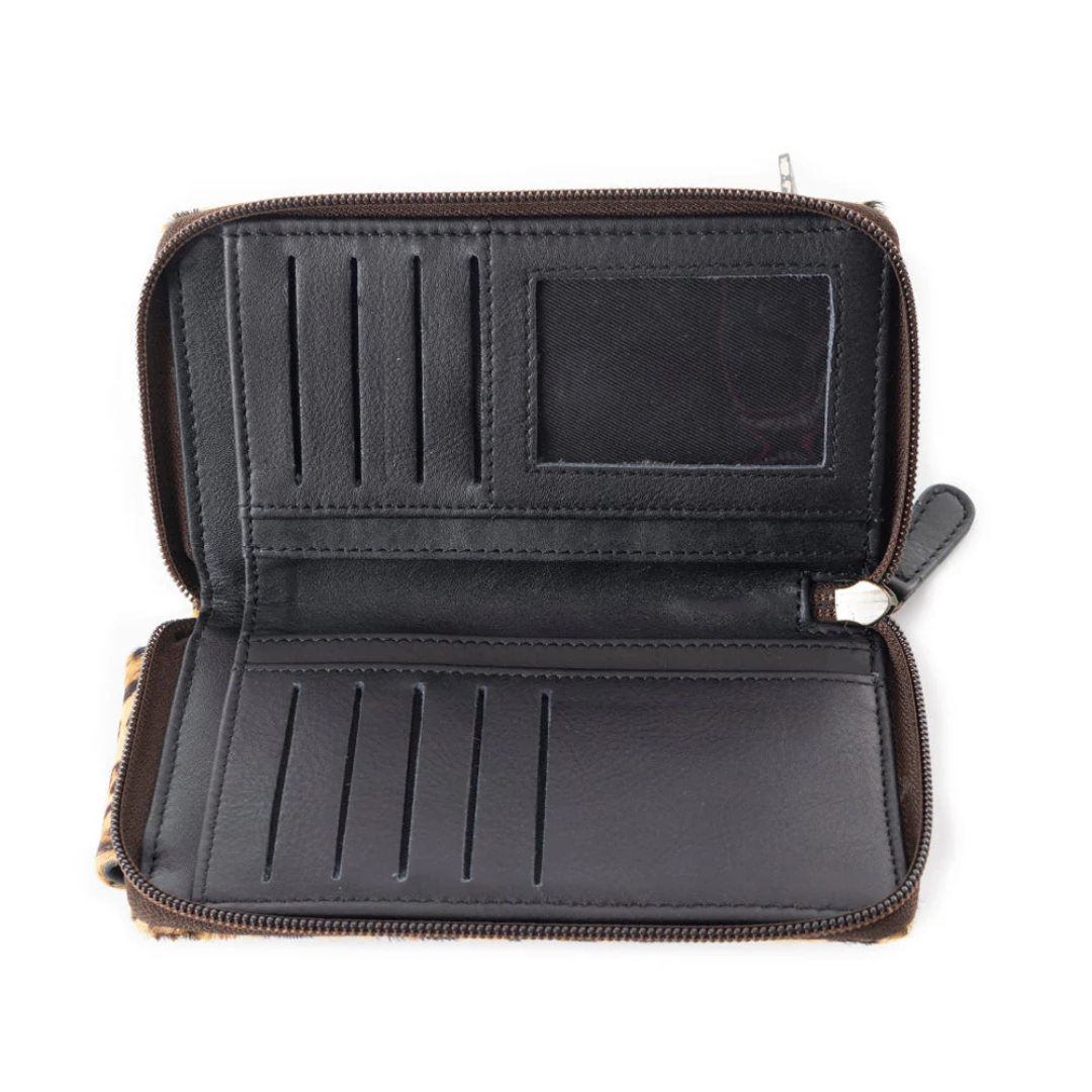 Myra Ladies Luminous Animal Print Hairon Wallet S-3134
