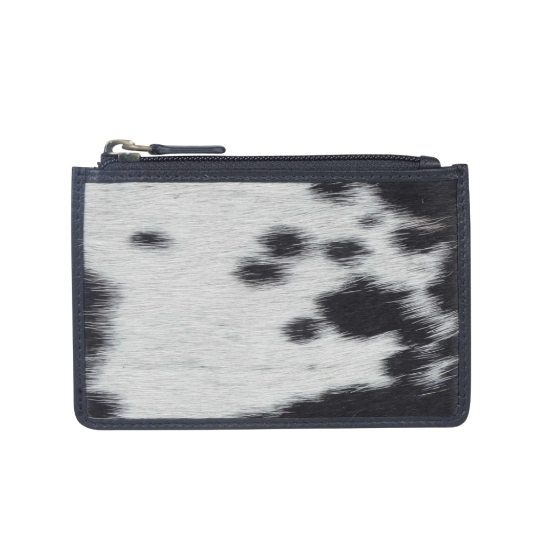 Myra Bag Oaken Brown Hairon Credit Card Holder S-3632