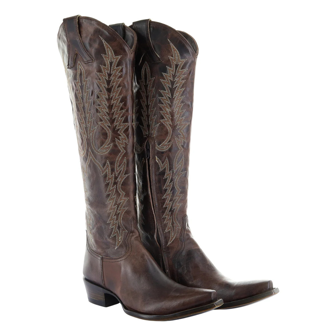 Old Gringo Ladies Myra Chocolate Goat Leather Western Boot L601-96