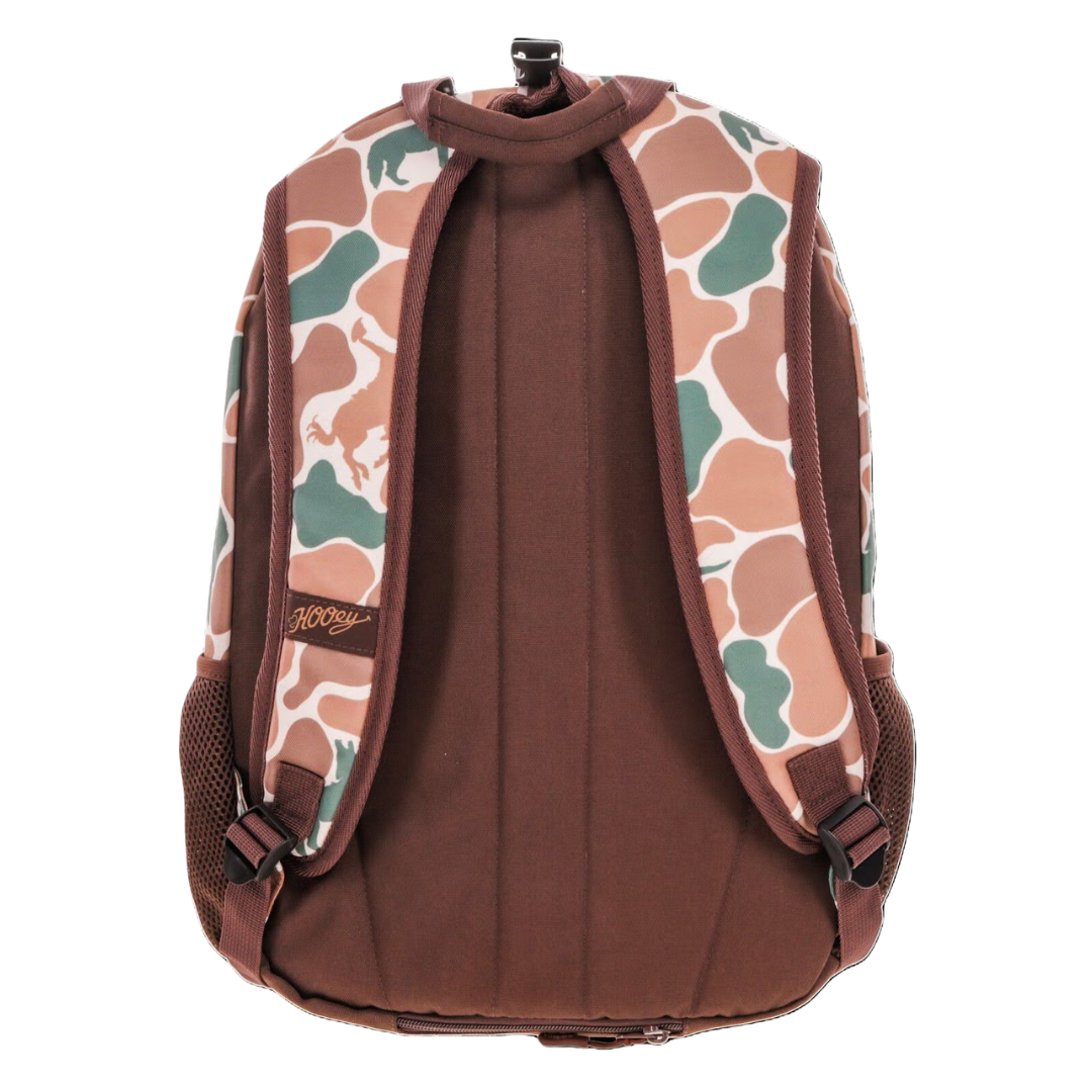 Hooey Rockstar Brown & Green Camo Print Backpack BP2602CABR