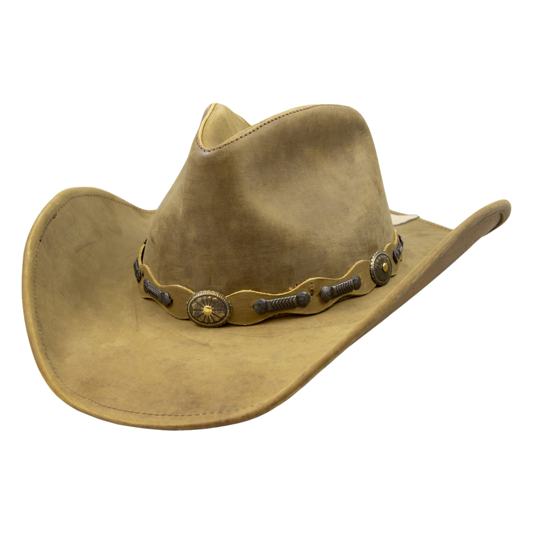 Stetson Roxbury Rustic Brown Leather Outdoor Hat TRROXB-843489
