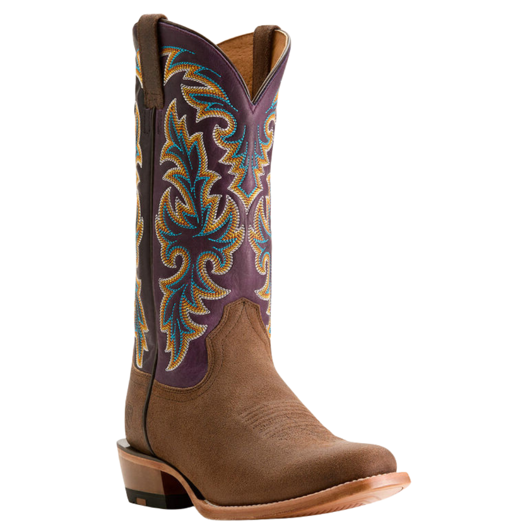 Ariat Men's Futurity Champ True Brown Roughout K Toe Western Boot 10053754