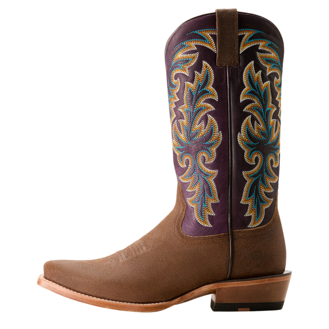 Ariat Men's Futurity Champ True Brown Roughout K Toe Western Boot 10053754