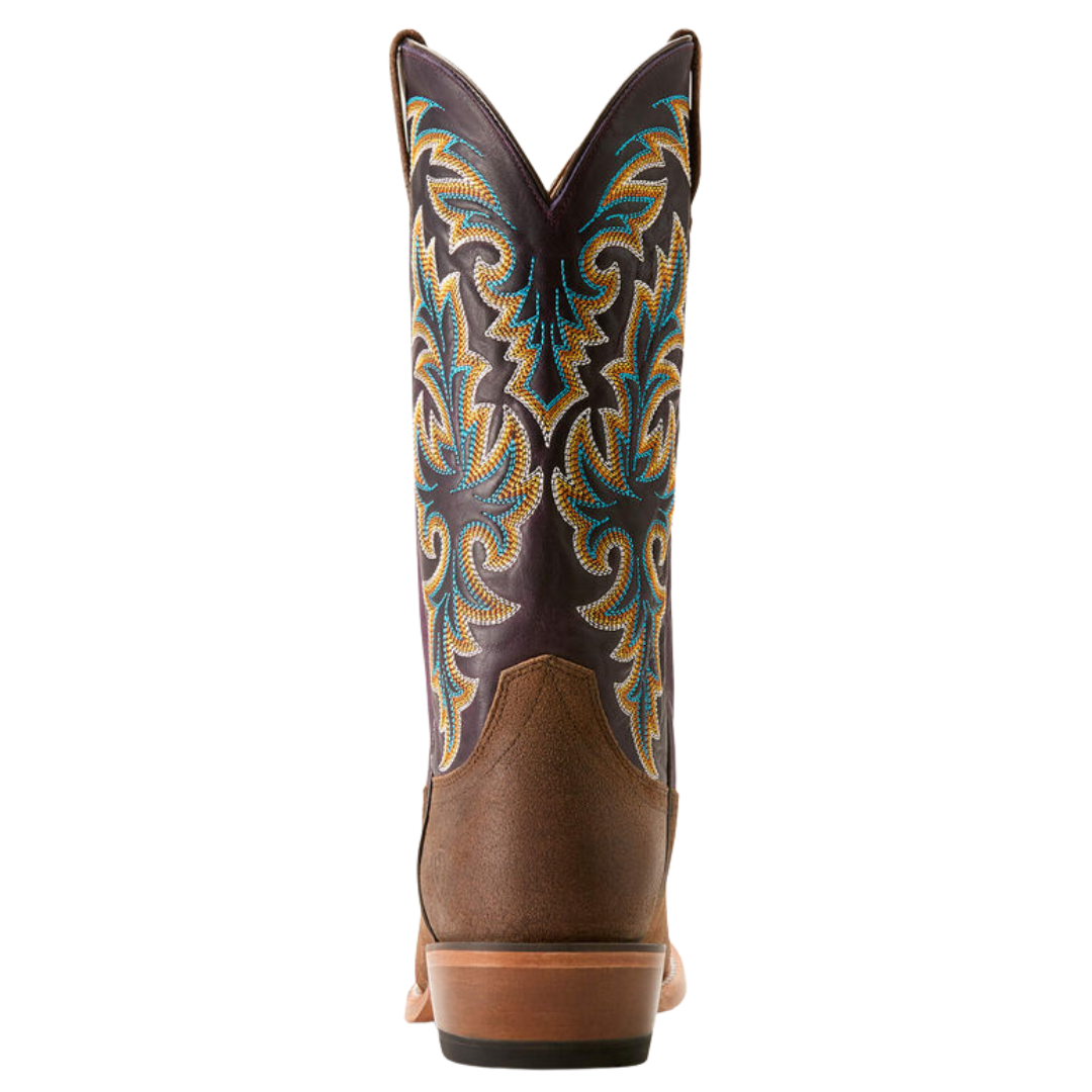 Ariat Men's Futurity Champ True Brown Roughout K Toe Western Boot 10053754