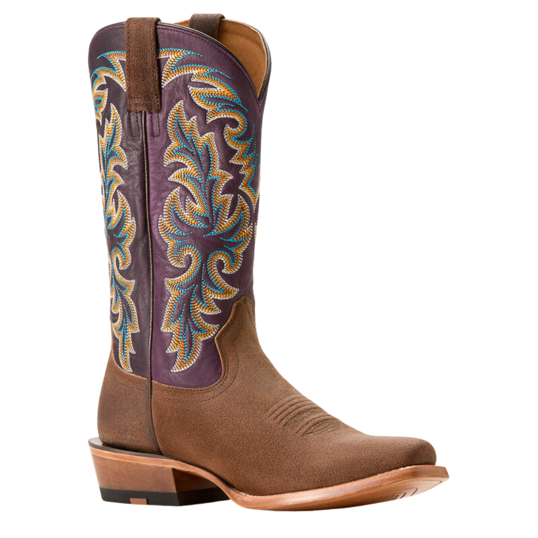 Ariat Men's Futurity Champ True Brown Roughout K Toe Western Boot 10053754