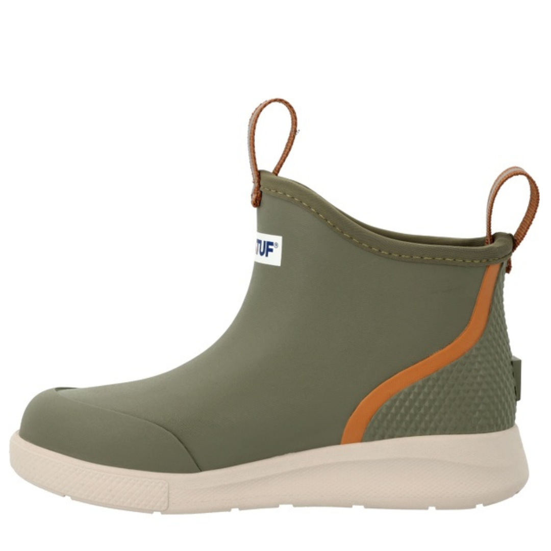 XTRATUF Children's Green 4" Ankle Deck Sport Boot XKADS300