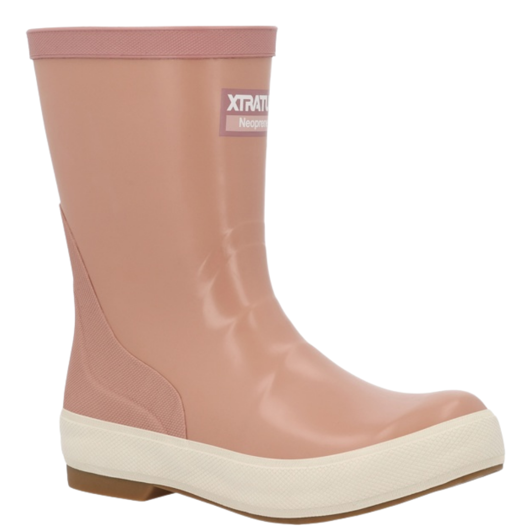 XTRATUF Ladies Legacy 9" Blush Outdoor Pull On Rubber Boot XWLM400