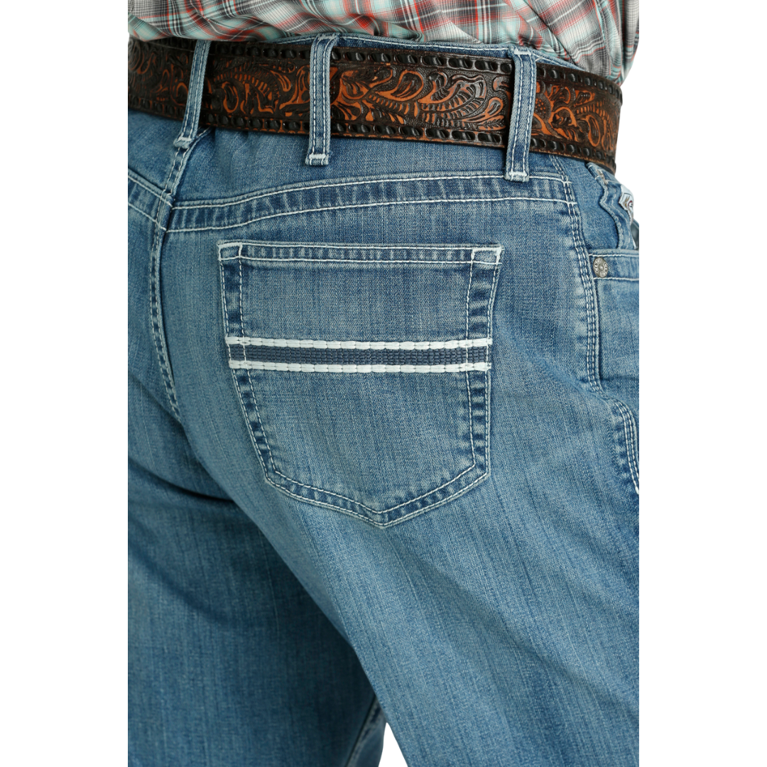 Cinch Men's White Label Medium Stone Indigo Blue Jeans MB92834056