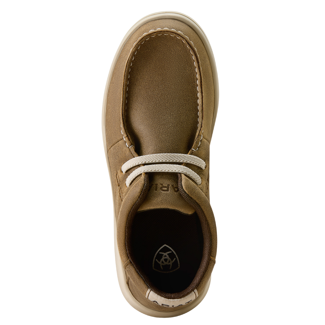 Ariat Youth Hilo Brown Bomber Slip On Shoe 10080387