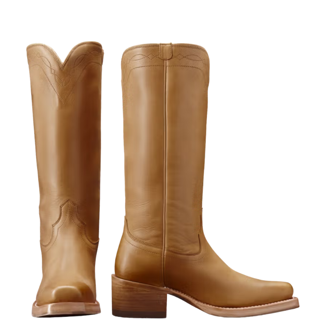 Tecovas Ladies The Charlie Camel Leather Western Boot 20060-CML