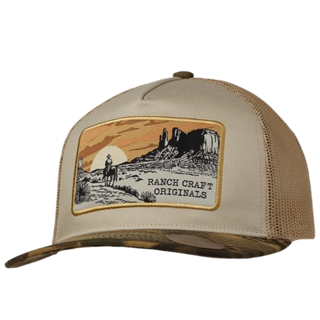Ranch Craft Originals Men's Tan Desert Sunset Trucker Cap 191002308
