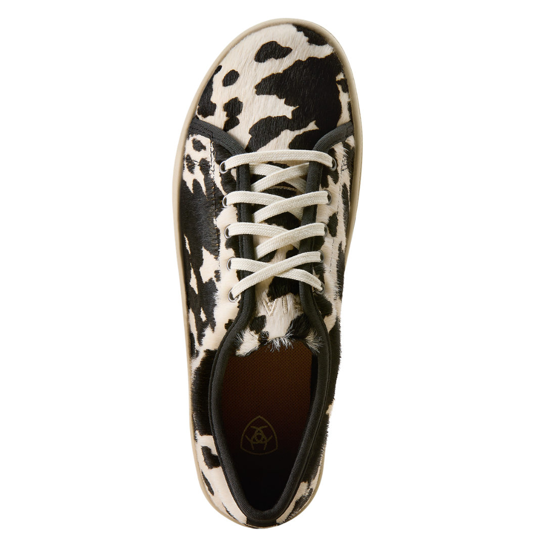Ariat Ladies Skylar Black & White Hair On Print Shoe 10080404