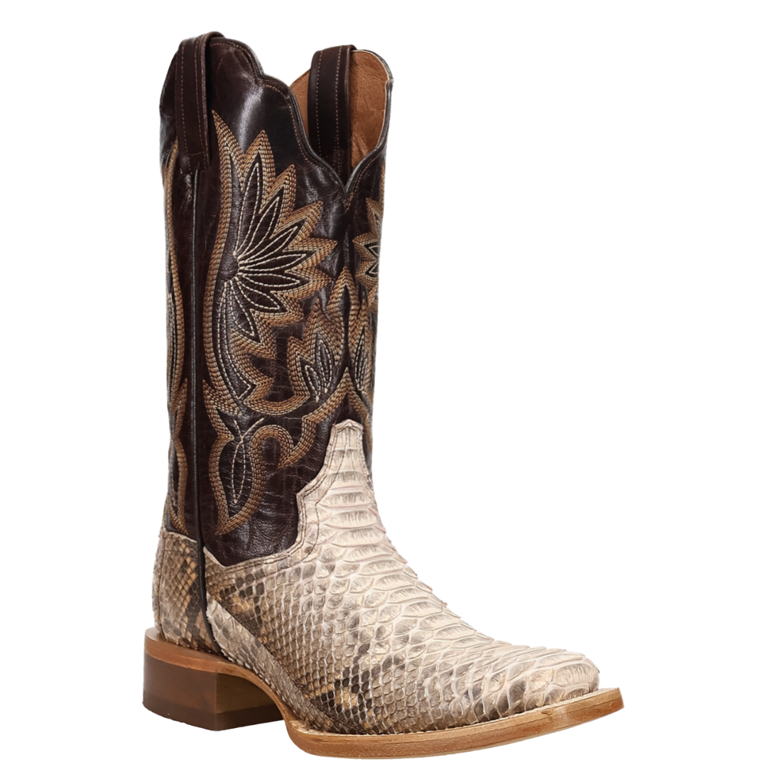 Dan Post Ladies Amara Python Natural & Chocolate Western Boot DP5282