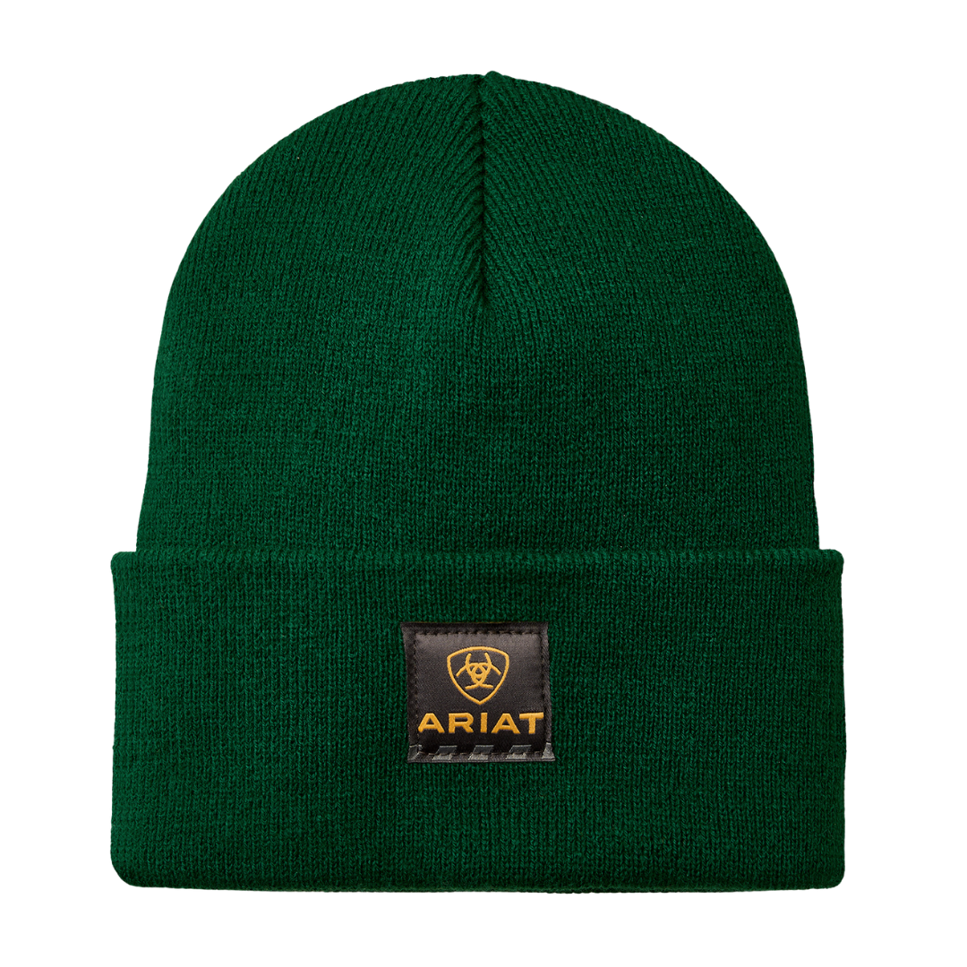 Ariat Rebar Roughneck Watch Forest Green Beanie Cap  10079933