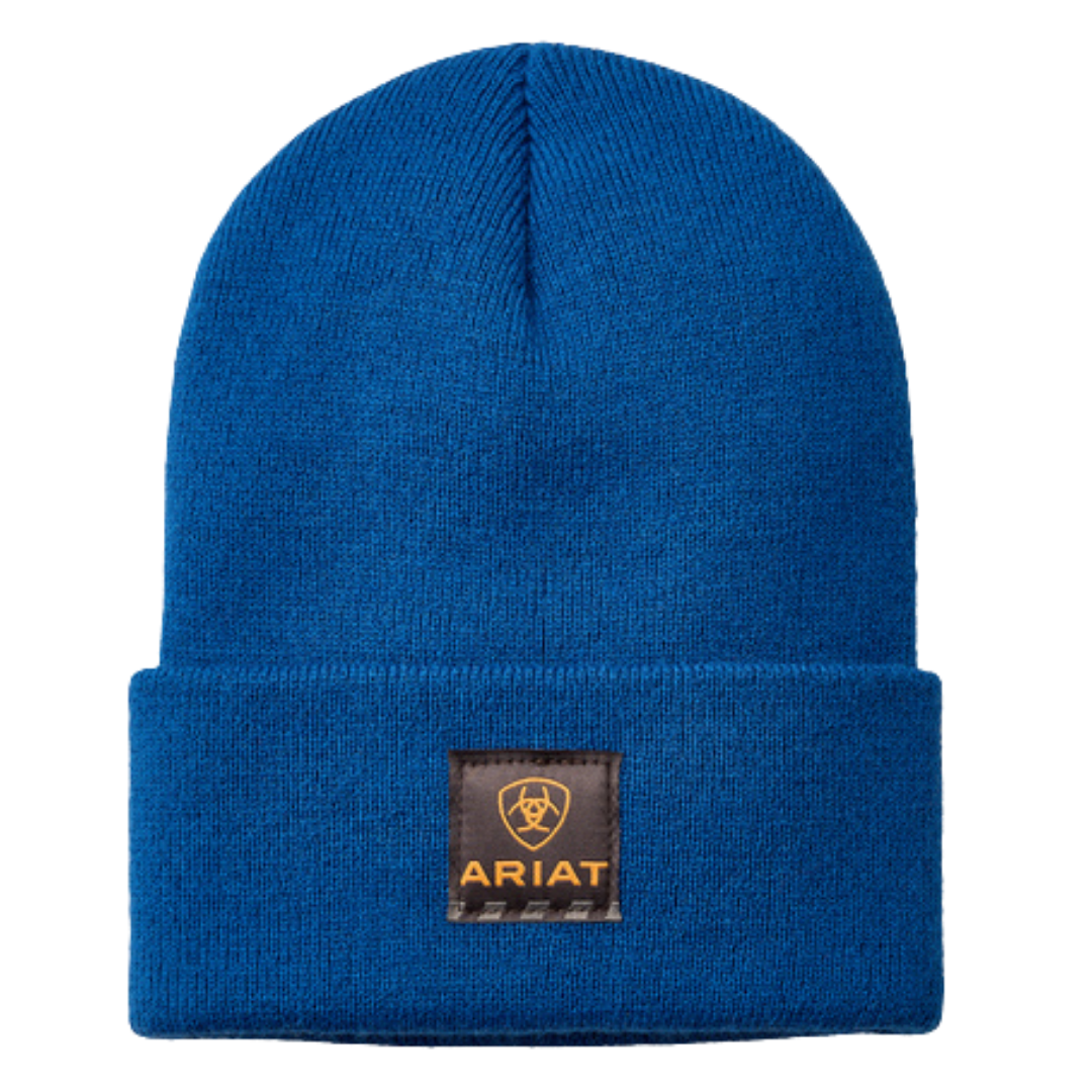 Ariat Rebar Roughneck Watch Cobalt Blue Beanie Cap 10079936