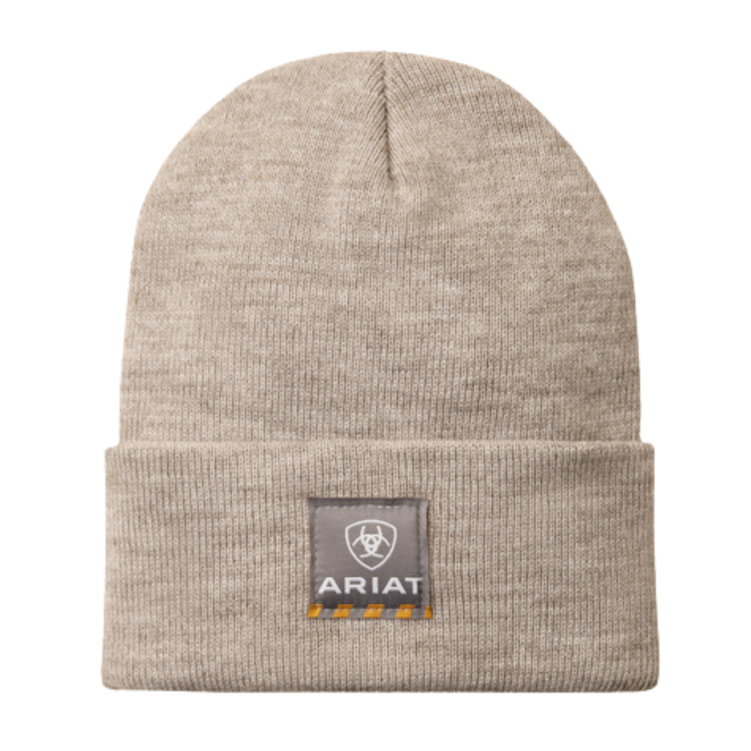 Ariat Rebar Roughneck Watch Alabaster Heather Beanie Cap 10079934