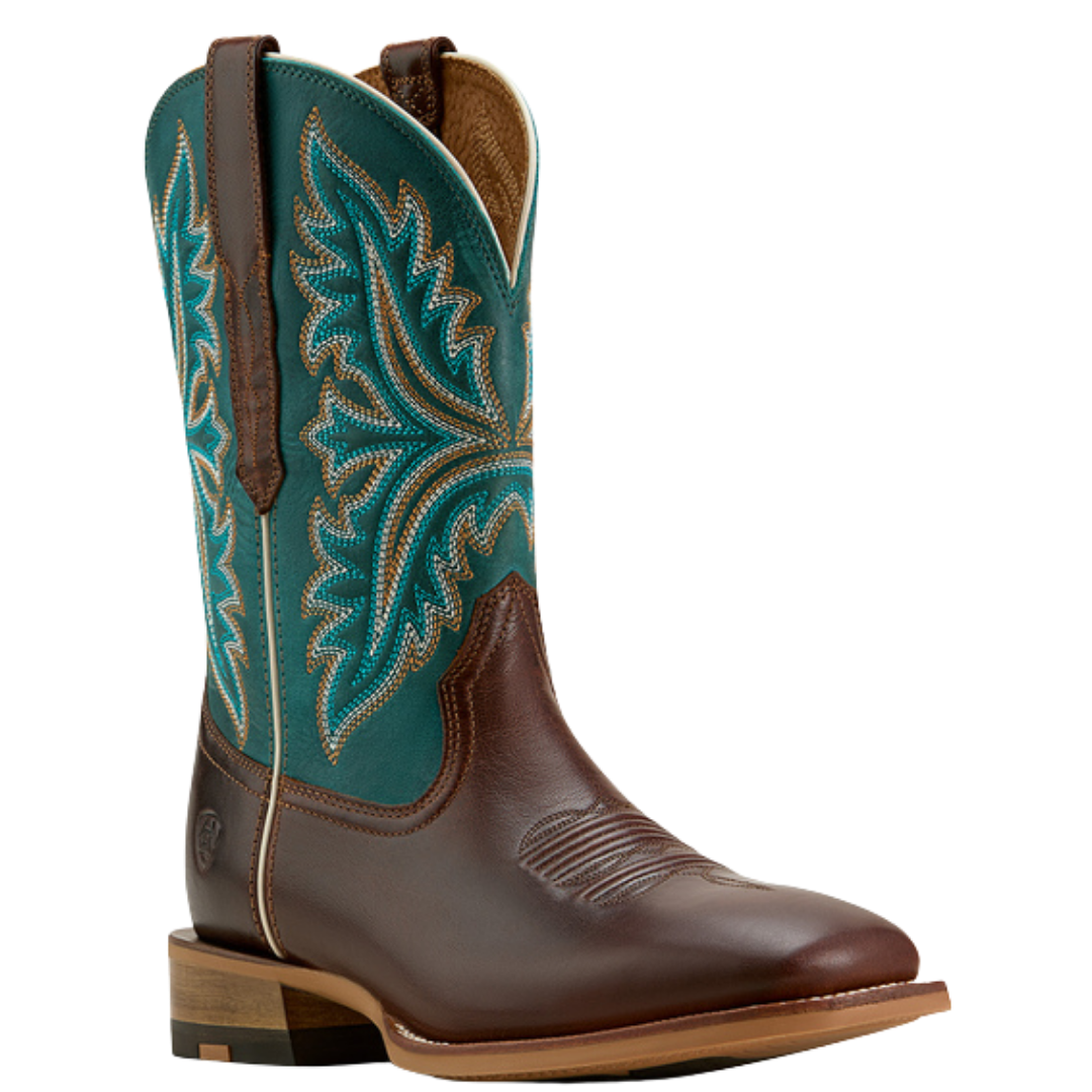 Ariat Men's Walker Espresso Wide Square Toe Western Boot 10061240