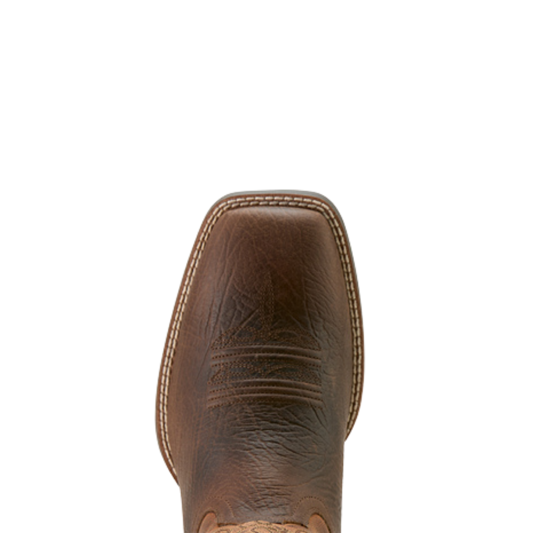 Ariat Men's Sport Rustler Toffee Hippo Print Western Boot 10063985