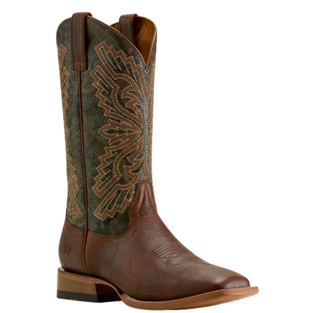 Ariat Men's Sting Warm Cognac Wide Square Toe Western Boot 10063999