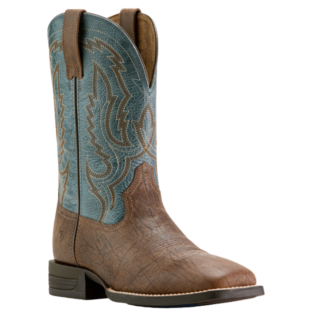 Ariat Men's Steadfast Dusk Brown Wide Square Toe Western Boot 10064004