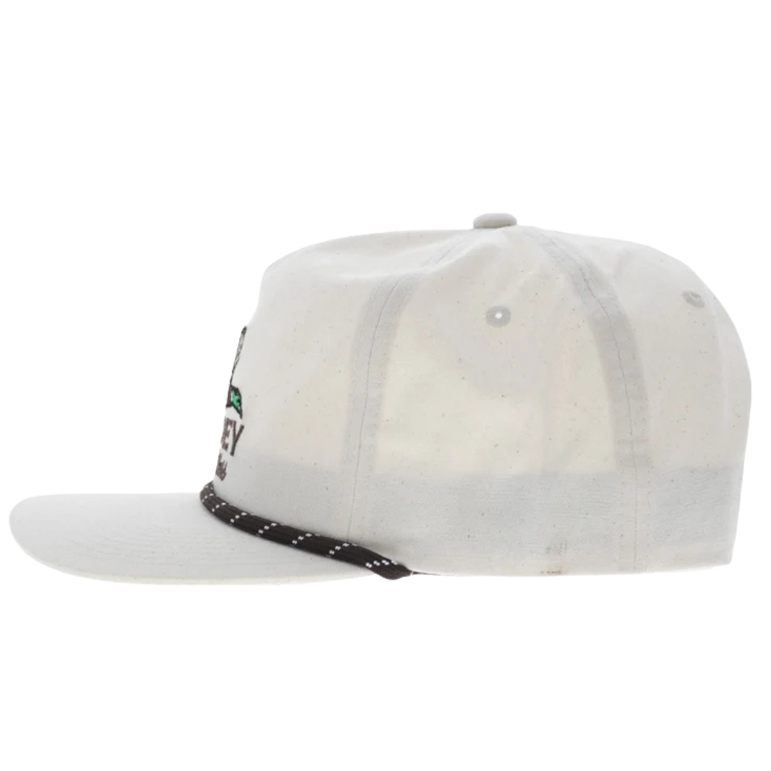 Hooey Mallard Cream 5-Panel Mid Profile Trucker Cap 6038T-CR