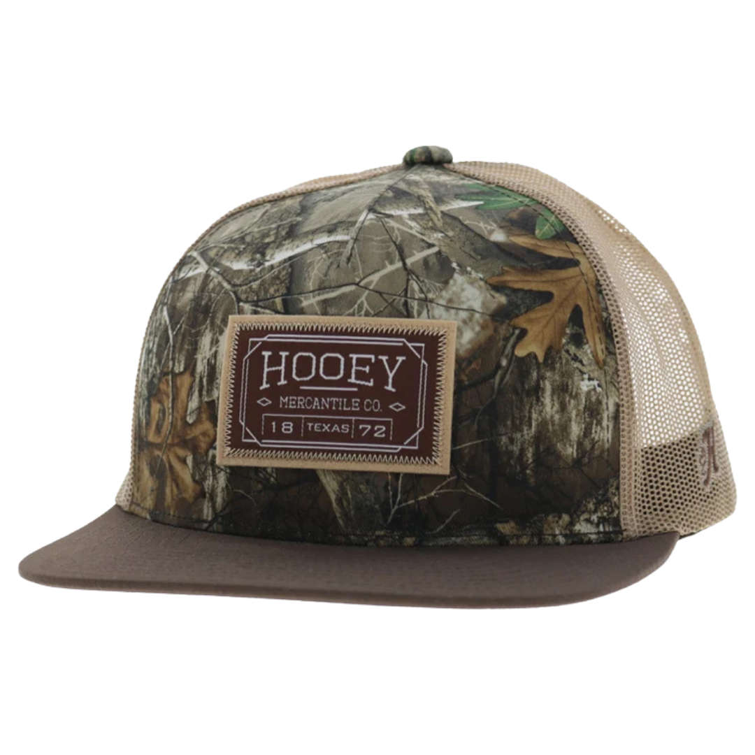 Hooey Doc Brown Camo 5-Panel Trucker Cap 2602T-CATN