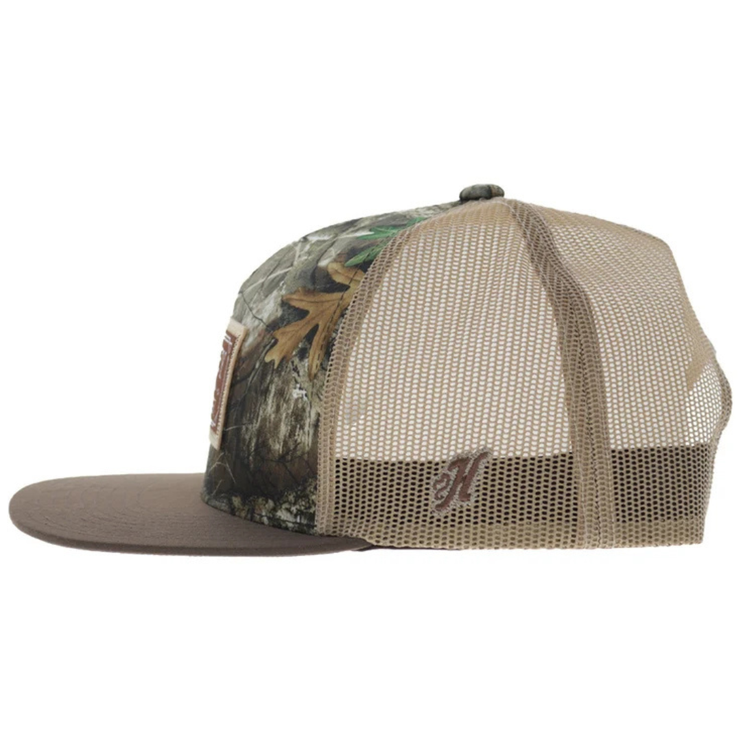 Hooey Doc Brown Camo 5-Panel Trucker Cap 2602T-CATN