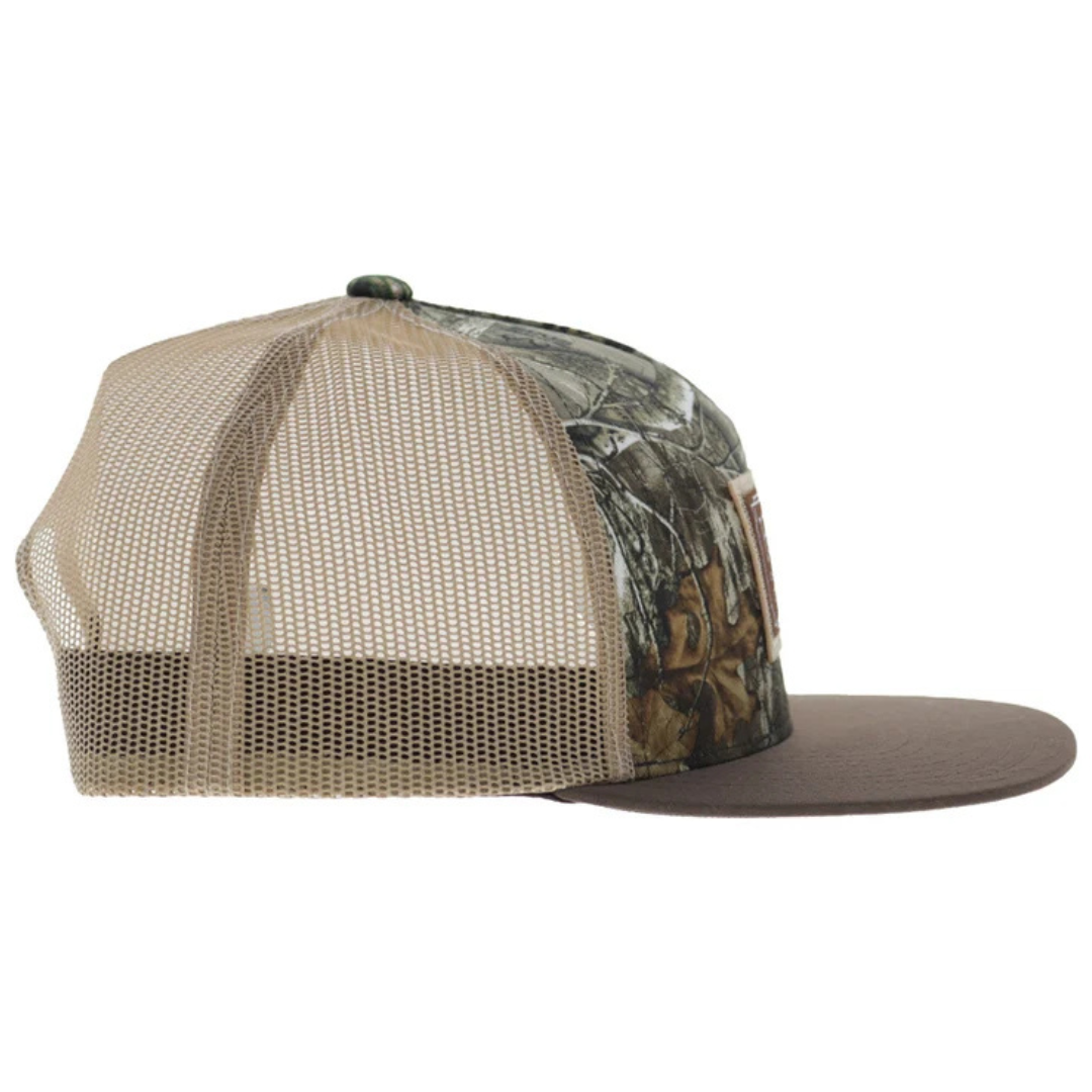 Hooey Doc Brown Camo 5-Panel Trucker Cap 2602T-CATN