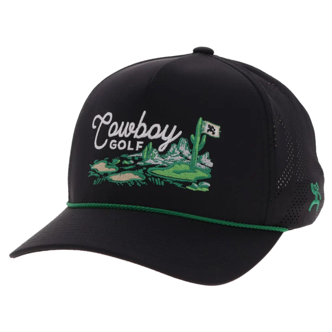 Hooey 'Hooey Hills' Black 5-Panel Trucker Cap 2517T-BK