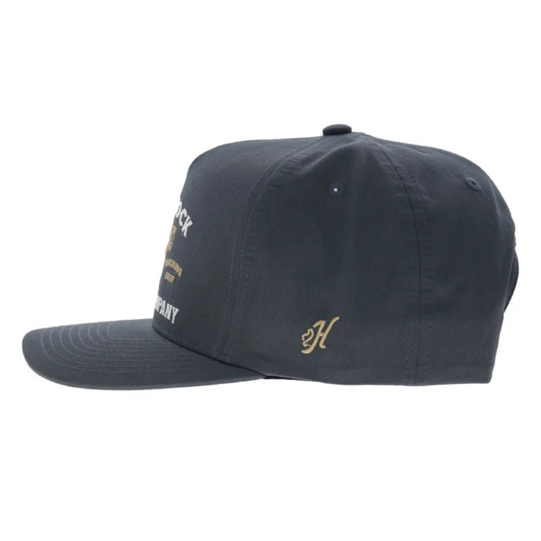 Hooey Rank Stock Charcoal 5-Panel Trucker Cap 2662T-CH