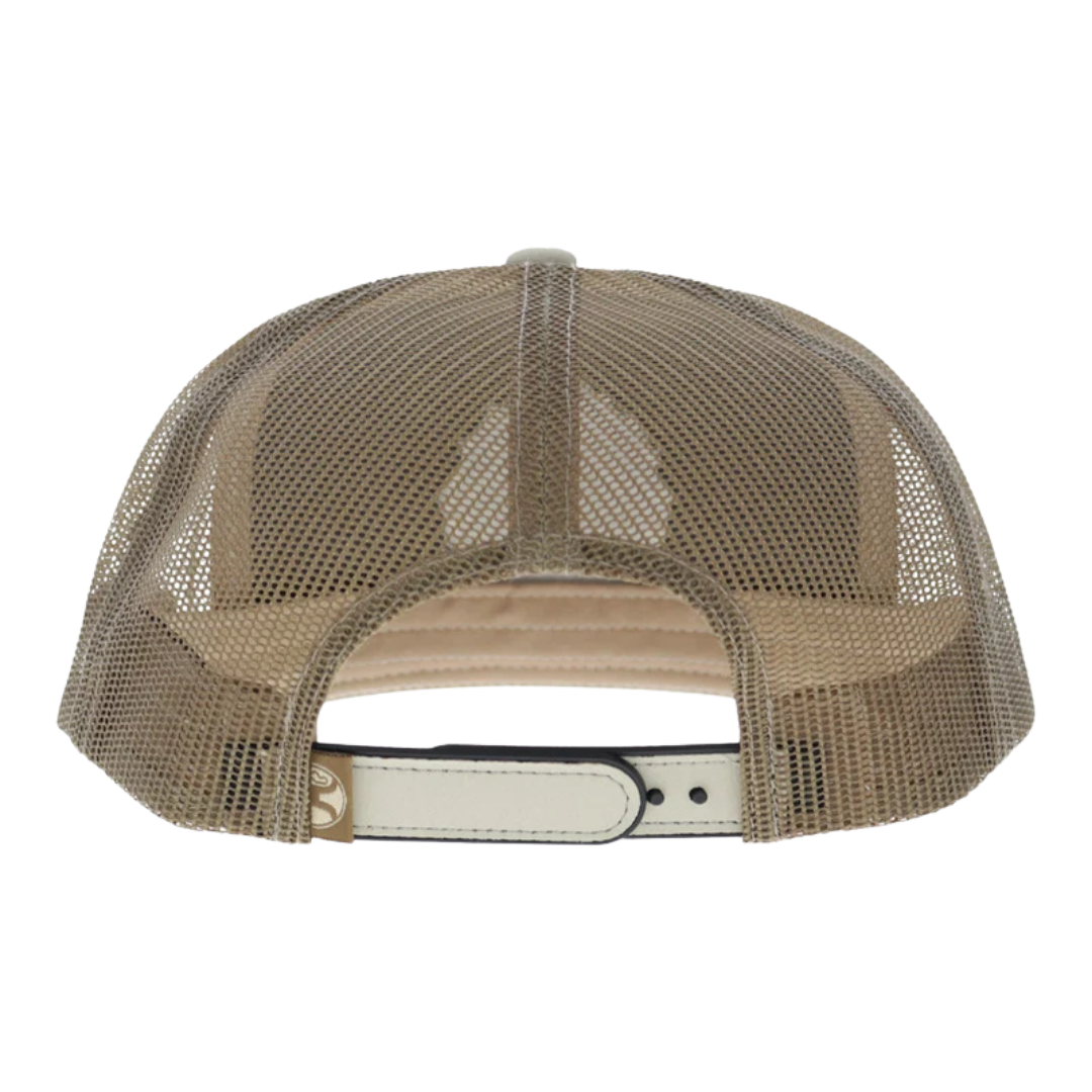 Hooey Spur Cream & Tan 5-Panel Trucker Cap 2614T-CRTN