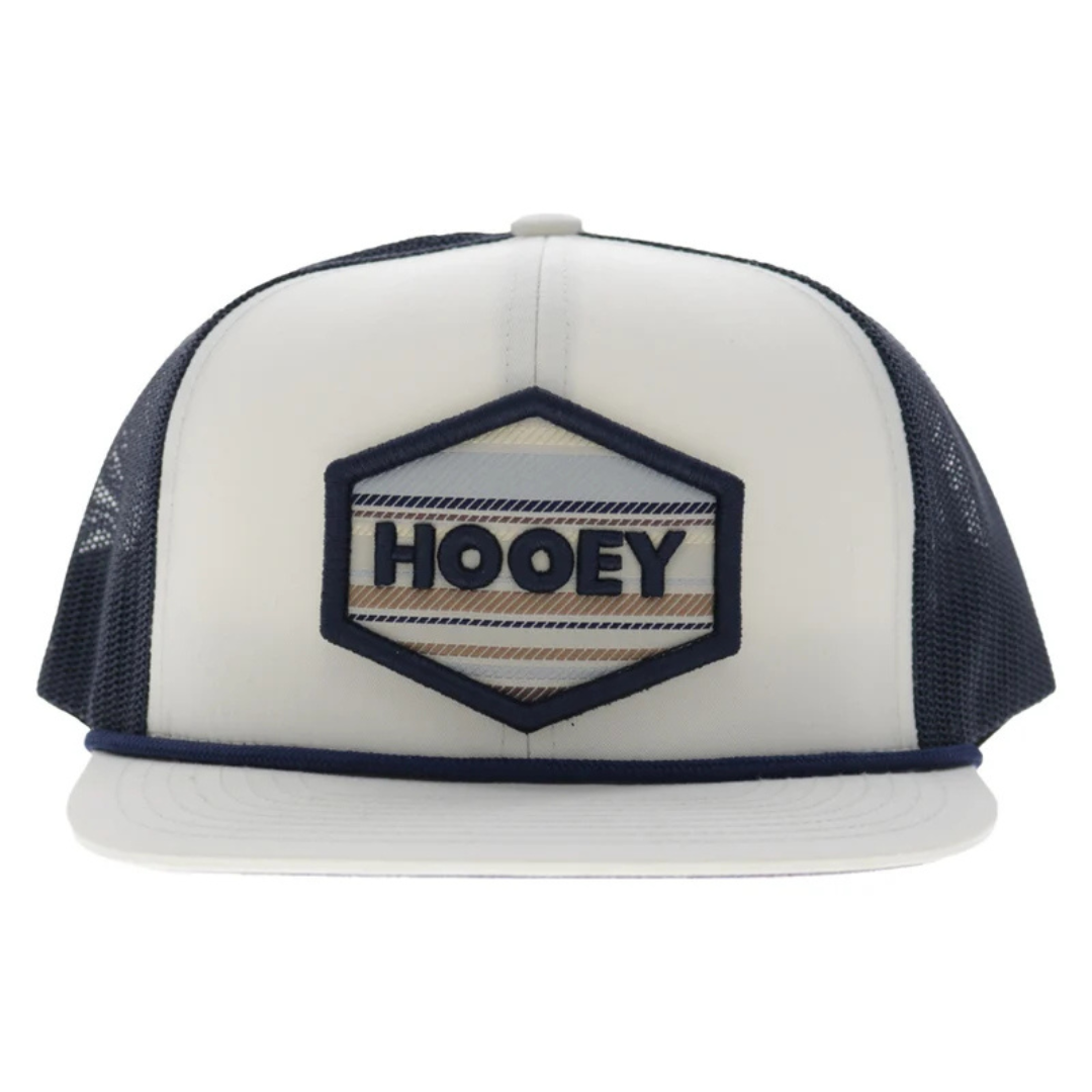 Hooey Mesa Cream & Navy Patch Trucker Cap 2687T-CRNV