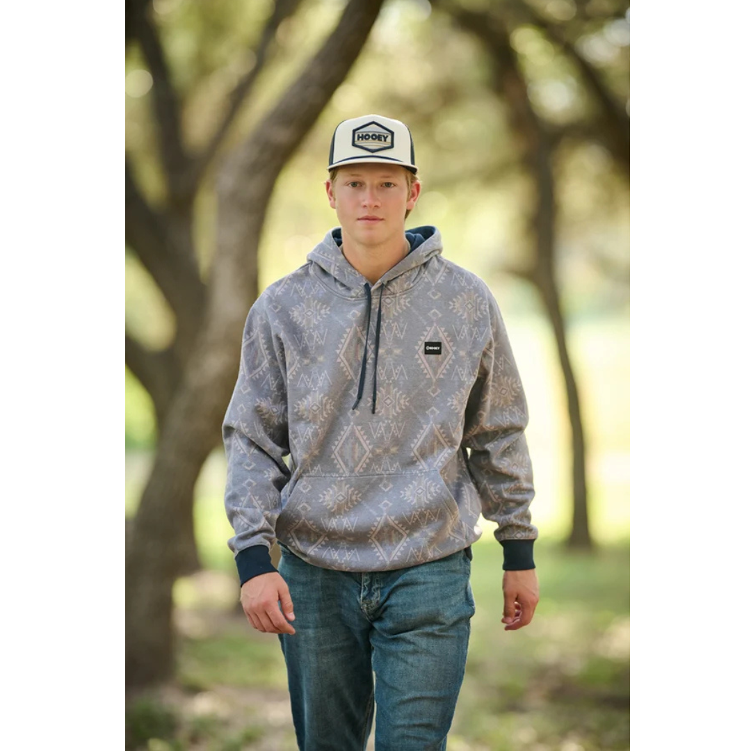 Hooey Mesa Cream & Navy Patch Trucker Cap 2687T-CRNV