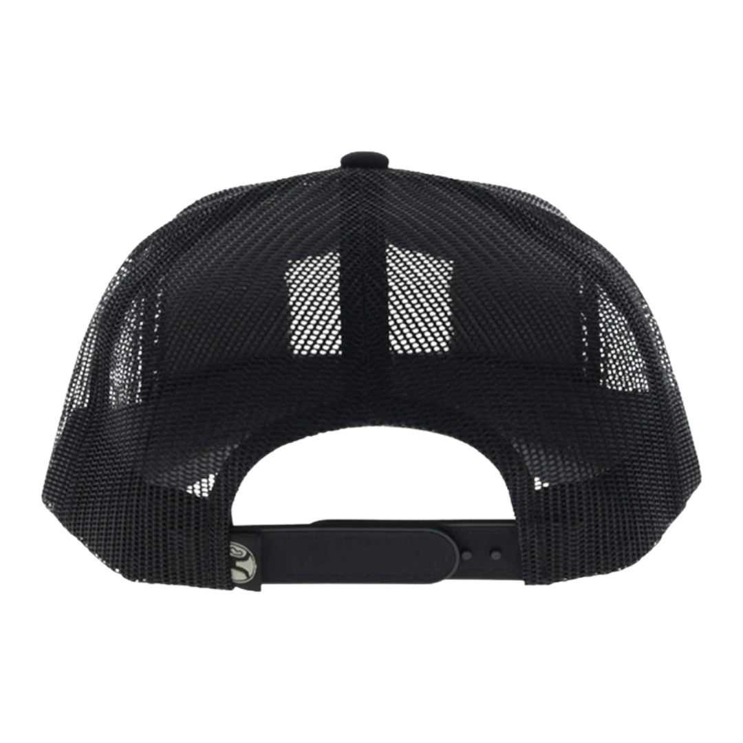 Hooey Toller Tan & Black Dog Patch 6-Panel Trucker Cap 6034T-TNBK
