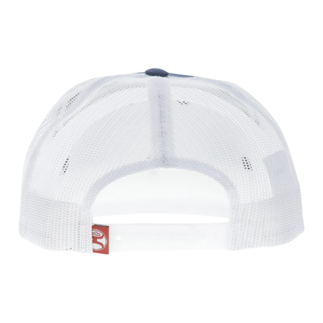 Hooey Diamond Denim & White 5-Panel Trucker Cap 2622T-DEWH