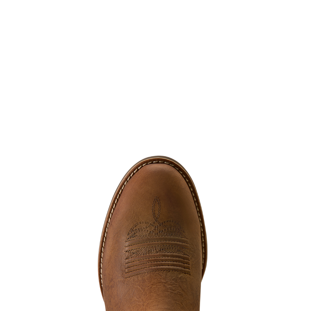 Ariat Men's Sport Stockman Buff Tan U Toe Cowboy Boot 10080533
