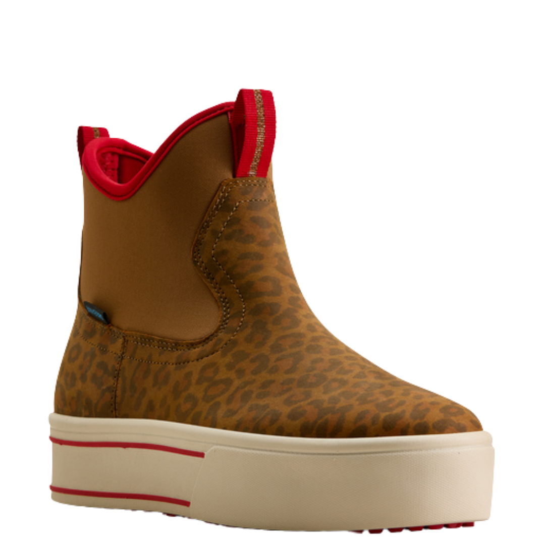 Ariat Ladies Saylor Shrimp Washed Leopard Brown Waterproof Boot 10080789